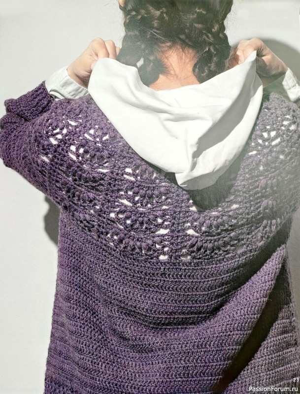 Вязаные проекты в книге «Crochet Round Yoke Sweaters»