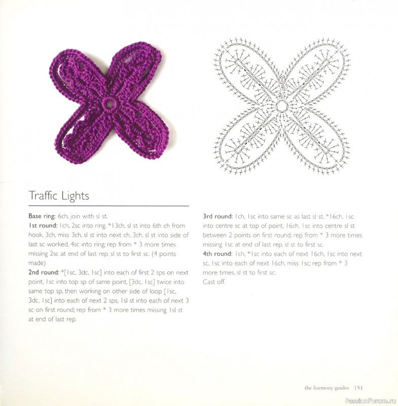 Вязаные проекты в книге &laquo;Crochet Stitch Motifs&raquo;. Продолжение