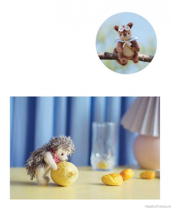 Вязаные проекты в книге &laquo;Шарнирные игрушки на спицах&raquo;.