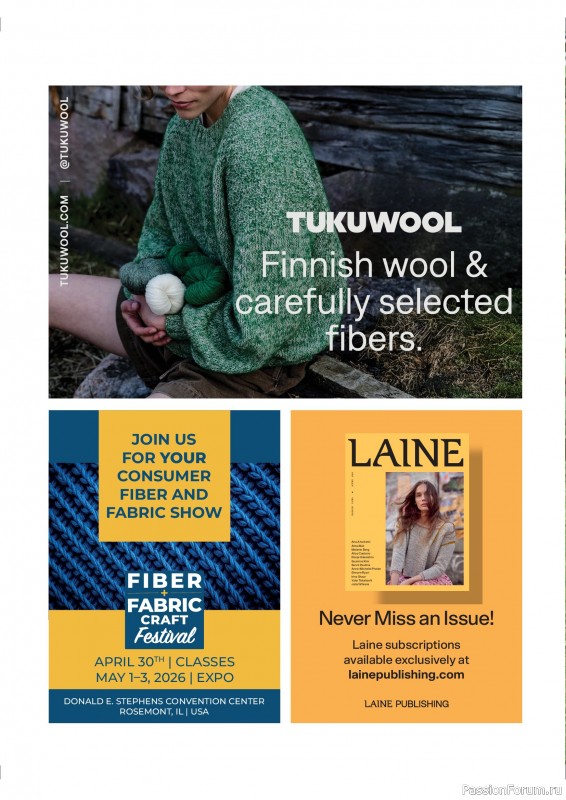 Вязаные проекты в журнале «Laine Magazine №26 2025». Продолжение