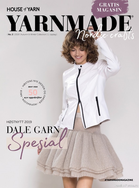 Вязаные проекты в журнале «Yarnmade №2 2019 Autumn & Winter Collection».