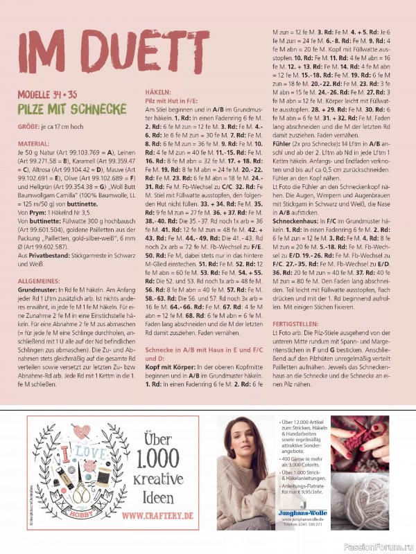 Коллекция проектов для рукодельниц в журнале &laquo;Anna Special A567 2026 - Hakellieblinge&raquo;