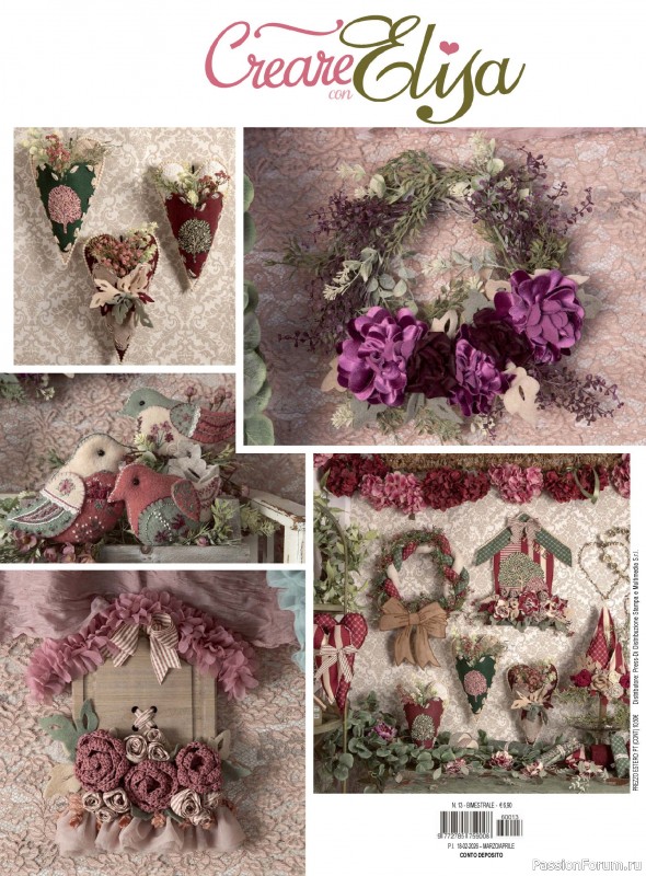 Коллекция проектов для рукодельниц в журнале &laquo;Creare Con Elisa №13 2026&raquo;