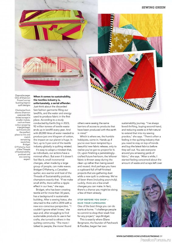 Коллекция проектов для рукодельниц в журнале «Love Patchwork & Quilting №149 2025»