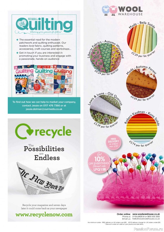 Коллекция проектов для рукодельниц в журнале &laquo;Love Patchwork & Quilting №158 2025&raquo;