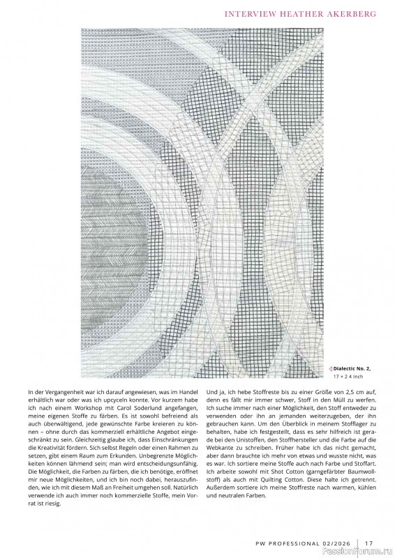 Коллекция проектов для рукодельниц в журнале &laquo;Patchwork Professional №2 2025&raquo;