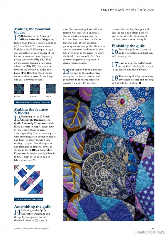 Коллекция проектов для рукодельниц в журнале «Todays Quilter №132 2025»