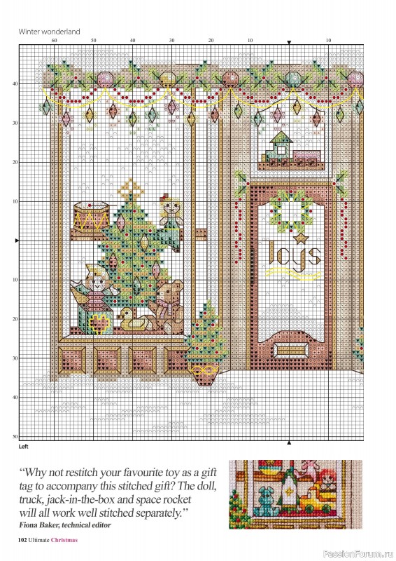 Коллекция вышивки в журнале «Ultimate CrossStitch - Christmas 2025»