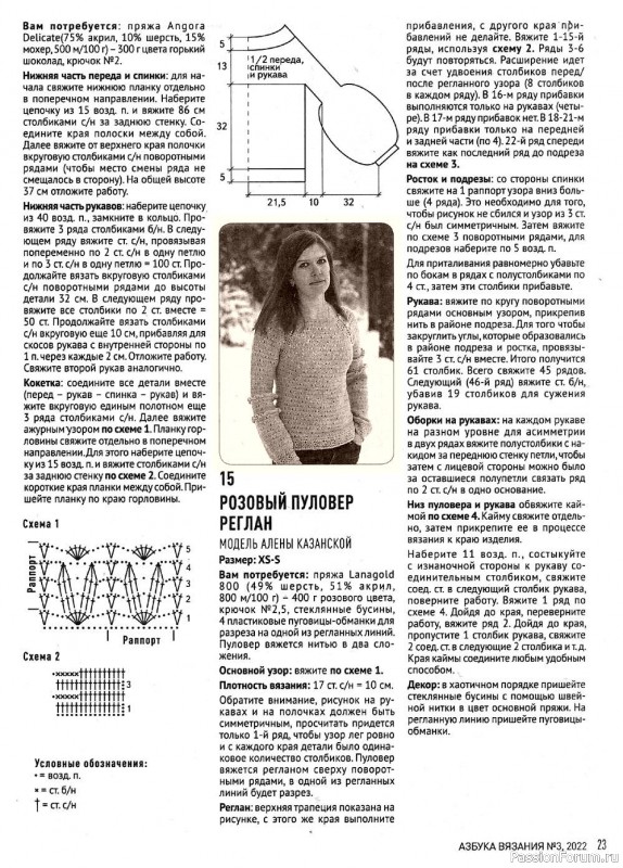 Школа вязания в журнале «Азбука вязания №3 2022»