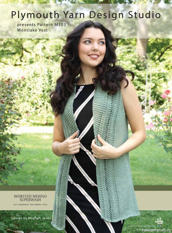 Вязаные модели спицами в журнале «Interweave Knits - Summer 2022»
