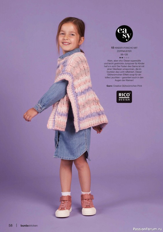 Вязаные модели в журнале «Burda Stricken №1 2023»