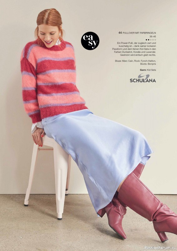 Вязаные модели в журнале «Burda Stricken №1 2025»