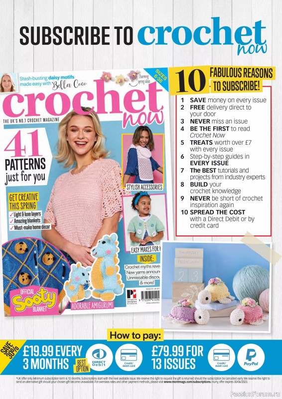 Вязаные проекты крючком в журнале «Crochet Now №93 2023»