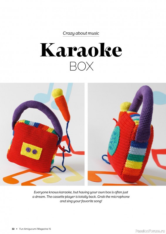 Вязаные проекты крючком в журнале «Fun Amigurumi Magazine №15 2025»