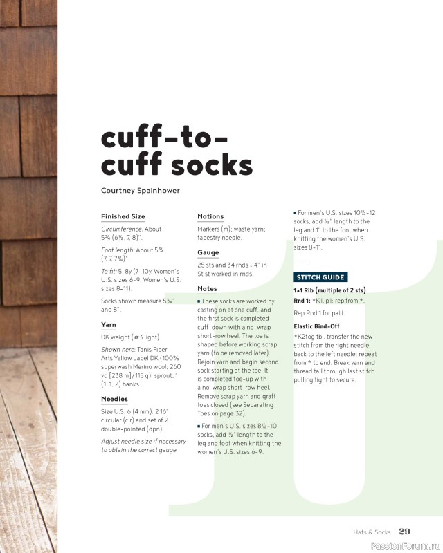 Вязаные проекты в книге &laquo;100 Knits: Interweave's Ultimate Pattern Collection&raquo;. Часть 1