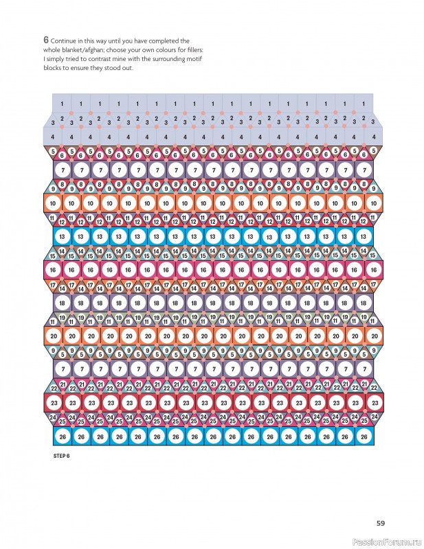 Вязаные проекты в книге «Block-by-Block Blankets and Afghans».
