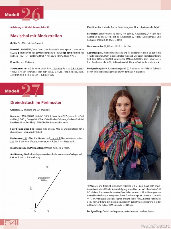 Вязаные проекты в журнале «Meine Strickmode Sonderheft MS192 2025»