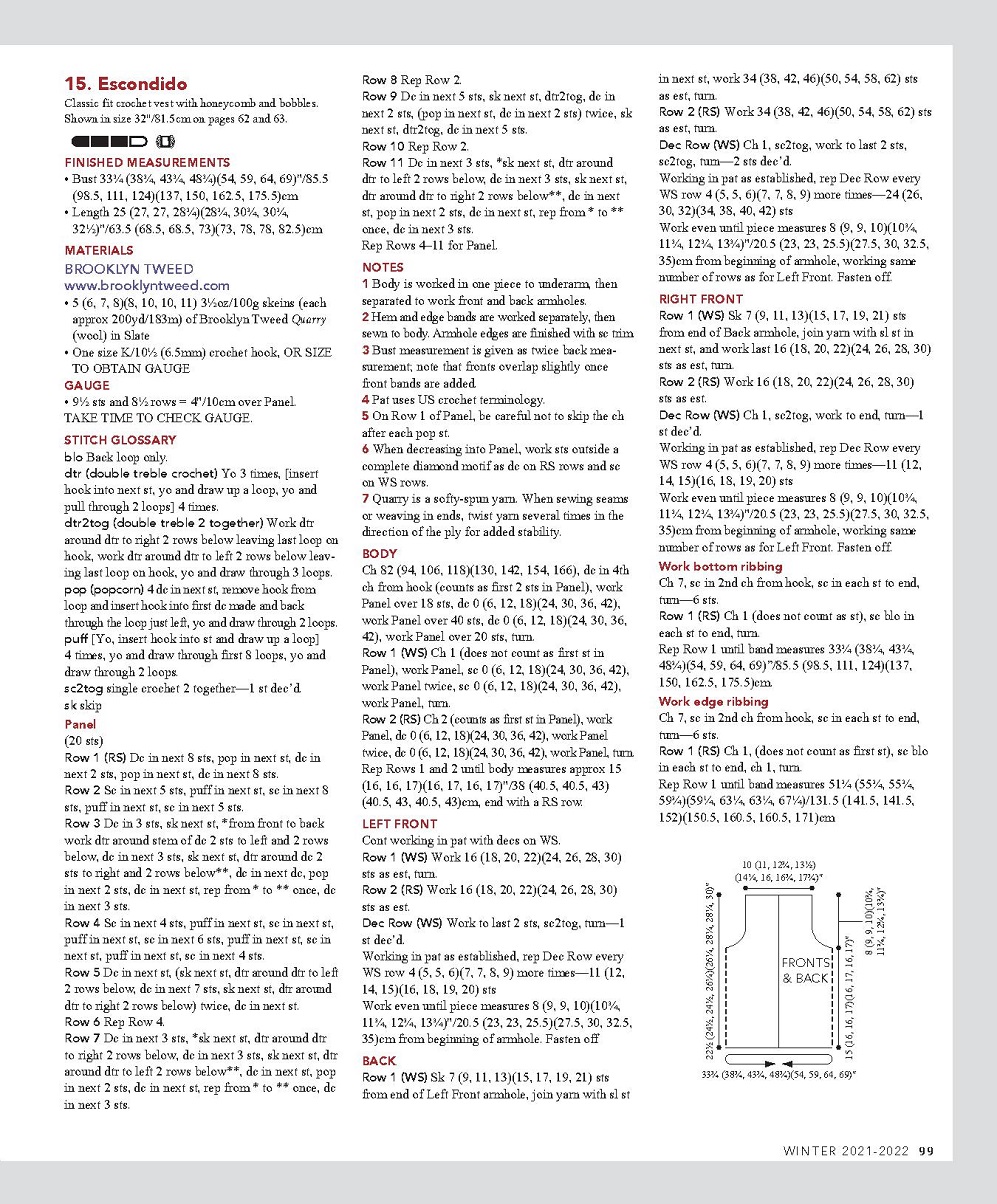 Журнал "Vogue Knitting Winter" 2021/2022. Коллекция трикотажной одежды Журнал "Vogue Knitting Winter" 2021/2022. Коллекция трикотажной одежды