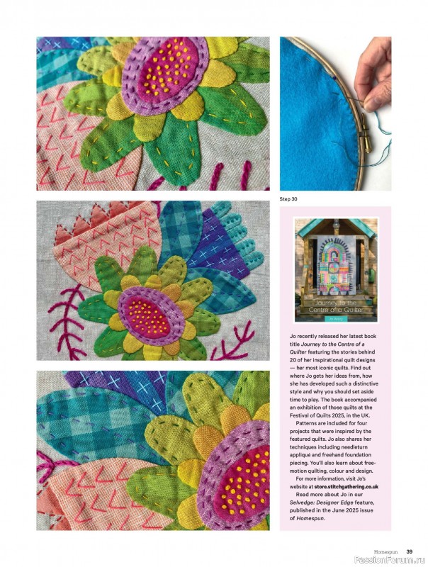 Коллекция проектов для рукодельниц в журнале &laquo;Australian Homespun - February-March 2026&raquo;