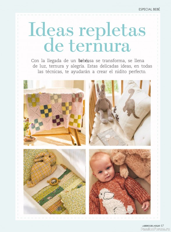 Коллекция проектов для рукодельниц в журнале &laquo;Labores del hogar №793 2025&raquo;