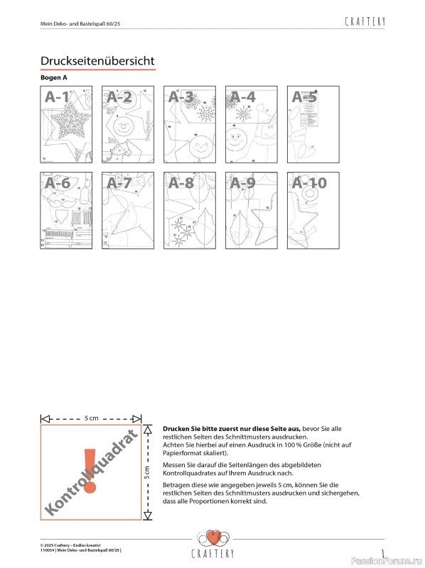 Коллекция проектов для рукодельниц в журнале «Mein Deko und Bastelspass №60 2025»