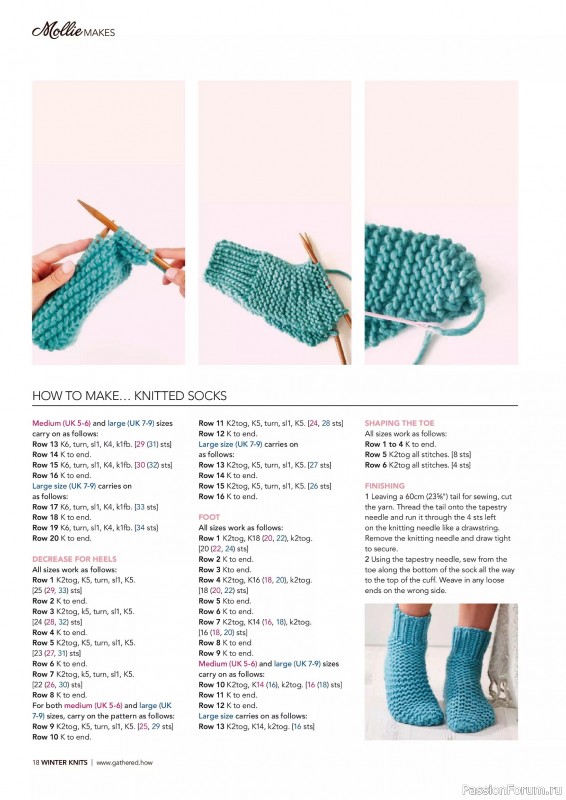 Коллекция проектов для рукодельниц в журнале «Mollie Makes Christmas Crafting – Winter Knits 2025»