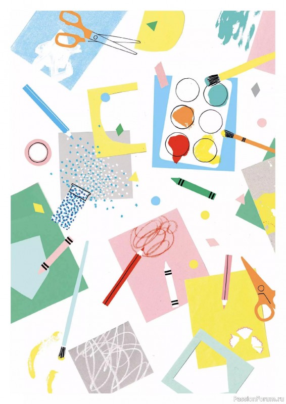 Коллекция проектов для рукодельниц в журнале «Mollie Makes – Making with Kids 2025»