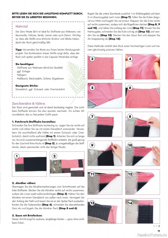 Коллекция проектов для рукодельниц в журнале «Patchwork & Nähen №2 2026»