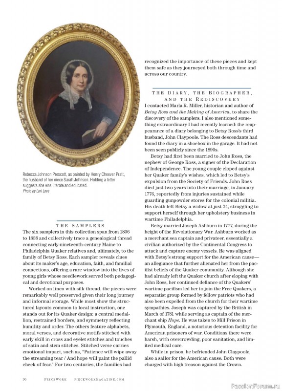 Коллекция проектов для рукодельниц в журнале &laquo;PieceWork - Spring 2025&raquo;