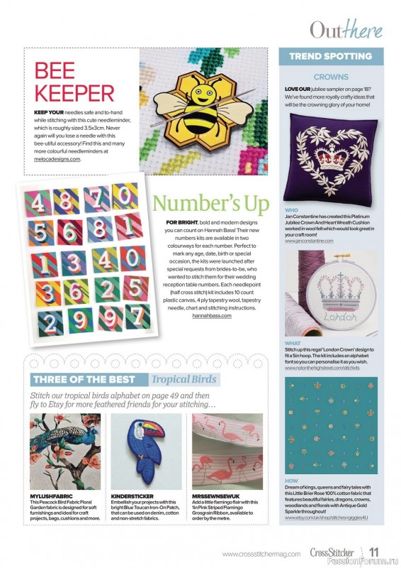 Коллекция вышивки в журнале «CrossStitcher №383 2022»