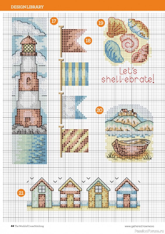 Коллекция вышивки в журнале «The World of Cross Stitching №374 2026»