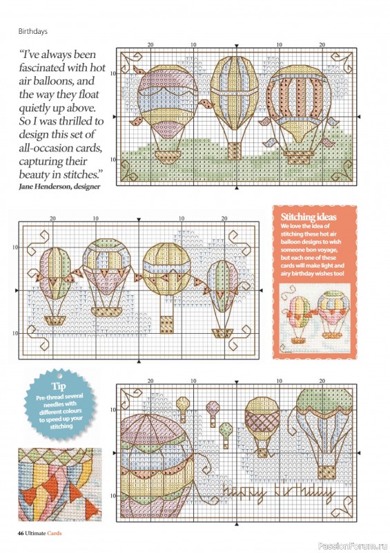 Коллекция вышивки в журнале «Ultimate CrossStitch – Cards 2026»