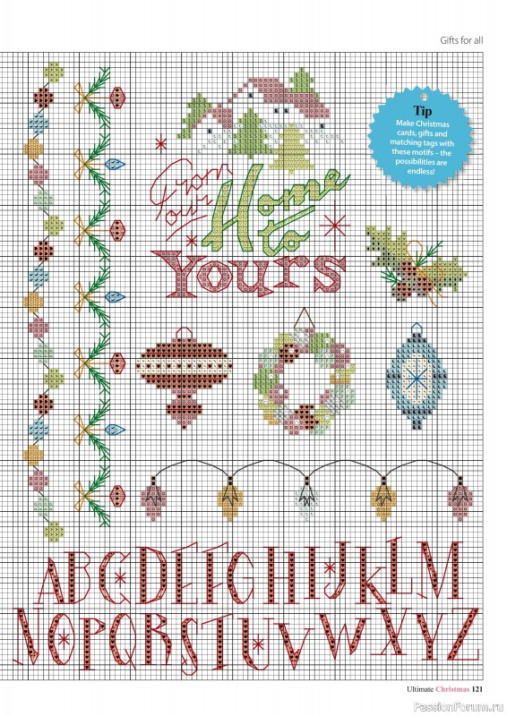 Коллекция вышивки в журнале «Ultimate CrossStitch - Christmas 2025»