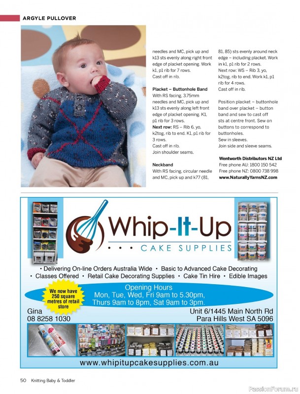 Вязаные модели для детей в журнале «Knitting Baby & Beyond - April 2024»