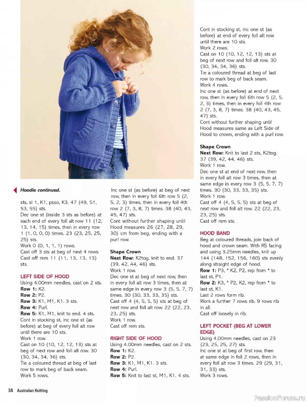 Вязаные модели спицами в журнале &laquo;Australian Knitting Vol.18 №1 2026&raquo;