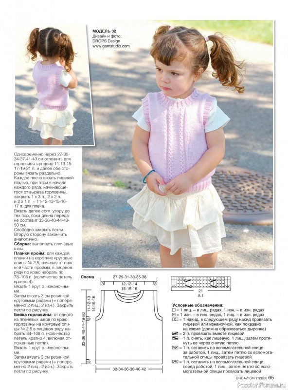 Вязаные модели в журнале &laquo;Creazion №2 2026&raquo;