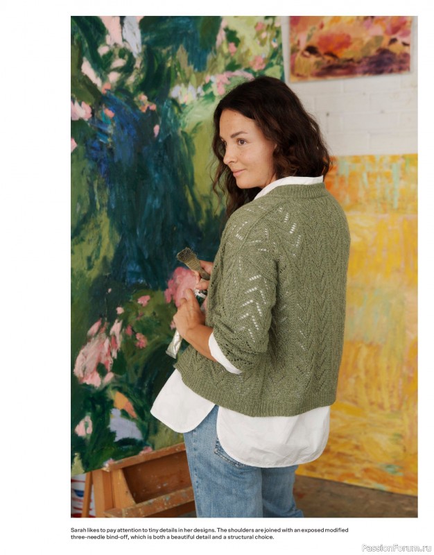 Вязаные модели в журнале «Laine Magazine №24 2025 Spring»