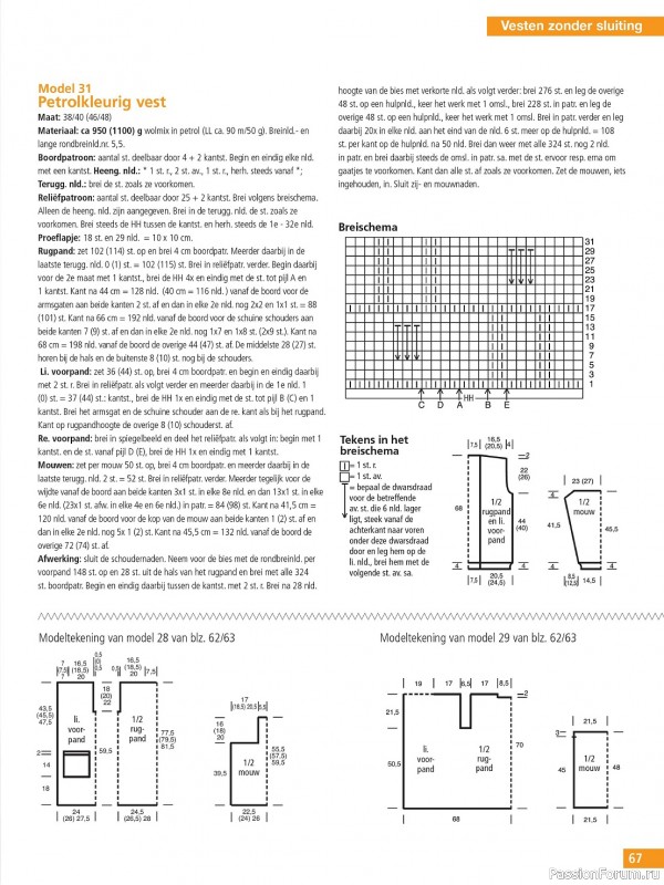 Вязаные модели в журнале «Sandra Mode №61 2023»