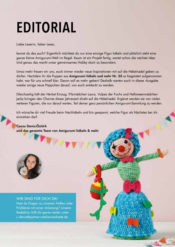 Вязаные проекты крючком в журнале «Amigurumi Magazin №28 2026»