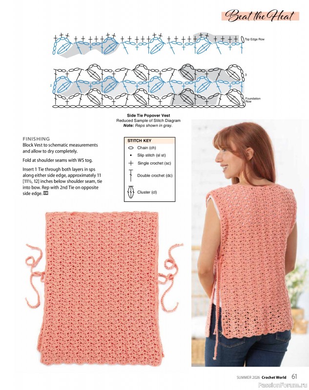 Вязаные проекты крючком в журнале &laquo;Crochet World - Summer 2026&raquo;