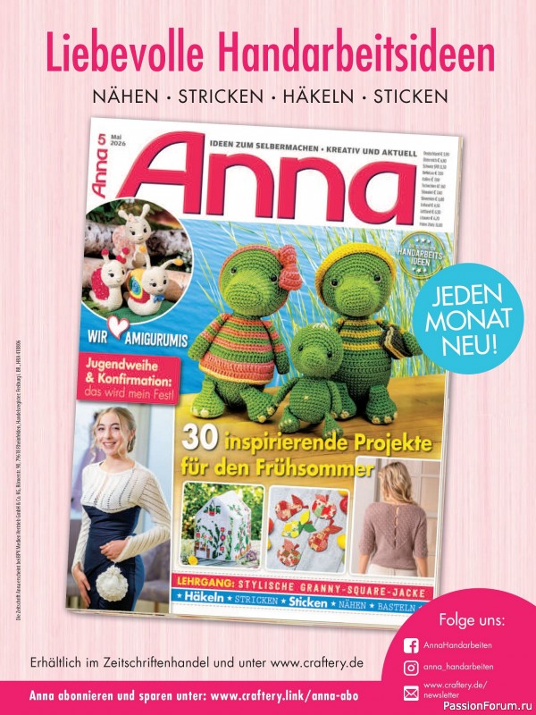 Вязаные проекты крючком в журнале «Filethakeln Leicht Gemacht №3 2026»