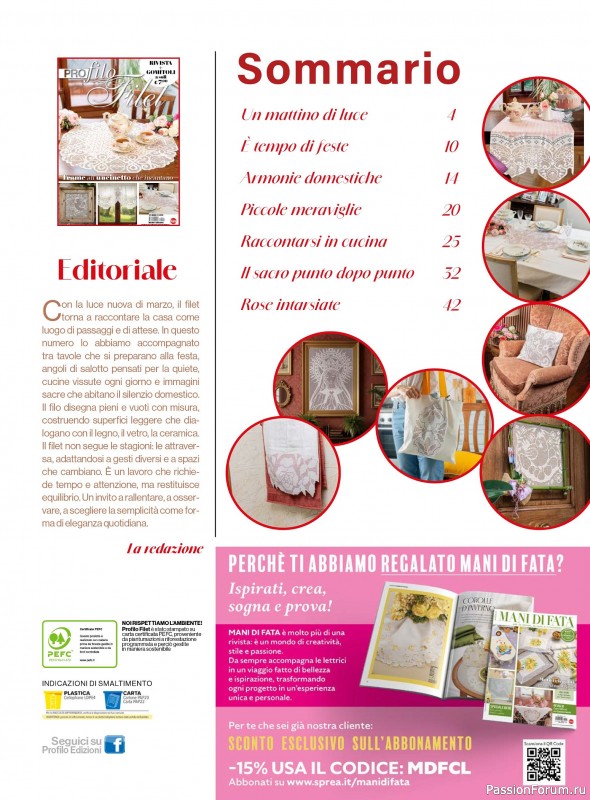 Вязаные проекты крючком в журнале «Profilo Filet №11 2026»