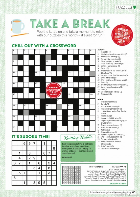 Вязаные проекты крючком в журнале «Simply Knitting №270 2025»