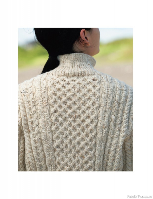 Вязаные проекты в книге «Aran Knitting Sweaters».