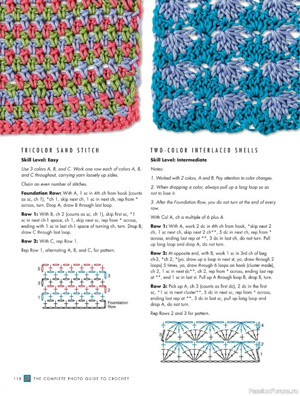 Вязаные проекты в книге «The Complete Photo Guide to Crochet». Часть 1