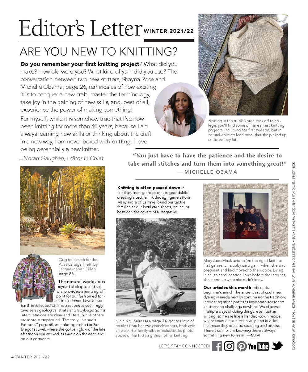 Журнал "Vogue Knitting Winter" 2021/2022. Коллекция трикотажной одежды Журнал "Vogue Knitting Winter" 2021/2022. Коллекция трикотажной одежды