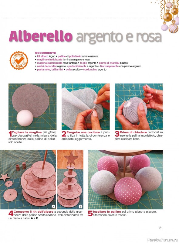 Коллекция проектов для рукодельниц в журнале «I Love Cucito Speciale №6 2025-2026 Natale»