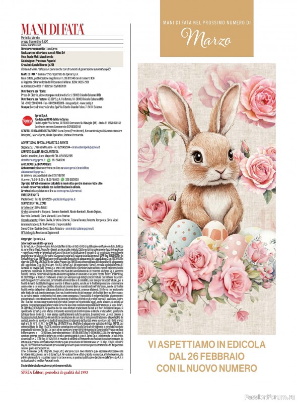 Коллекция проектов для рукодельниц в журнале &laquo;Mani di Fata - Gennaio-Febbraio 2026&raquo;