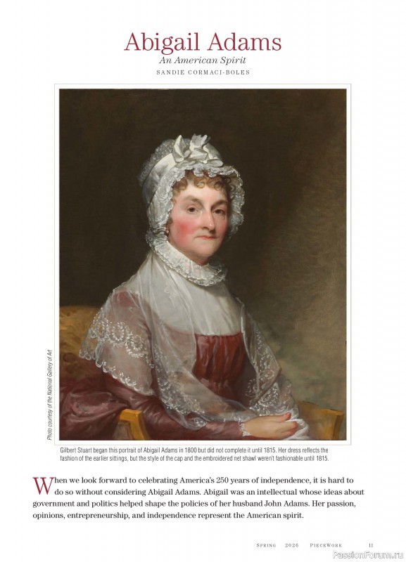 Коллекция проектов для рукодельниц в журнале &laquo;PieceWork - Spring 2025&raquo;