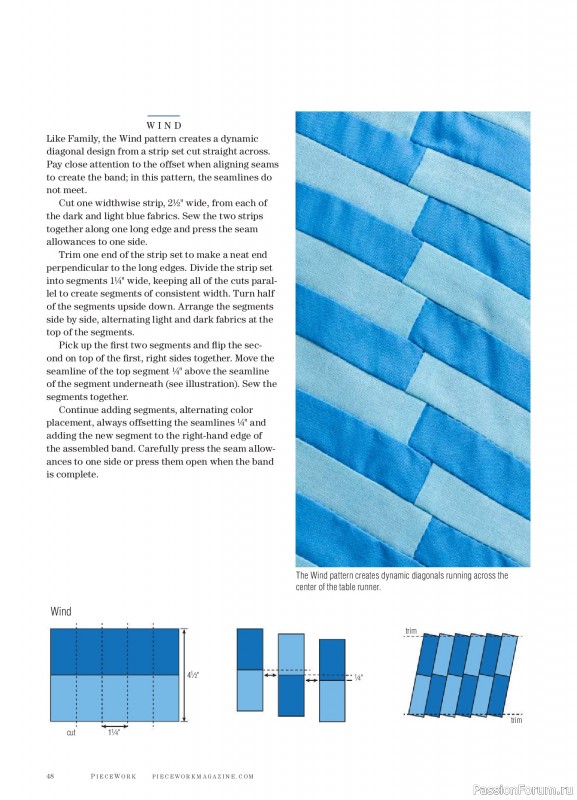 Коллекция проектов для рукодельниц в журнале &laquo;PieceWork - Spring 2025&raquo;